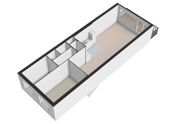 Plattegrond - Montgomerylaan 116, 2625 PR Delft - Montgomerylaan 116-4e-3D.jpg